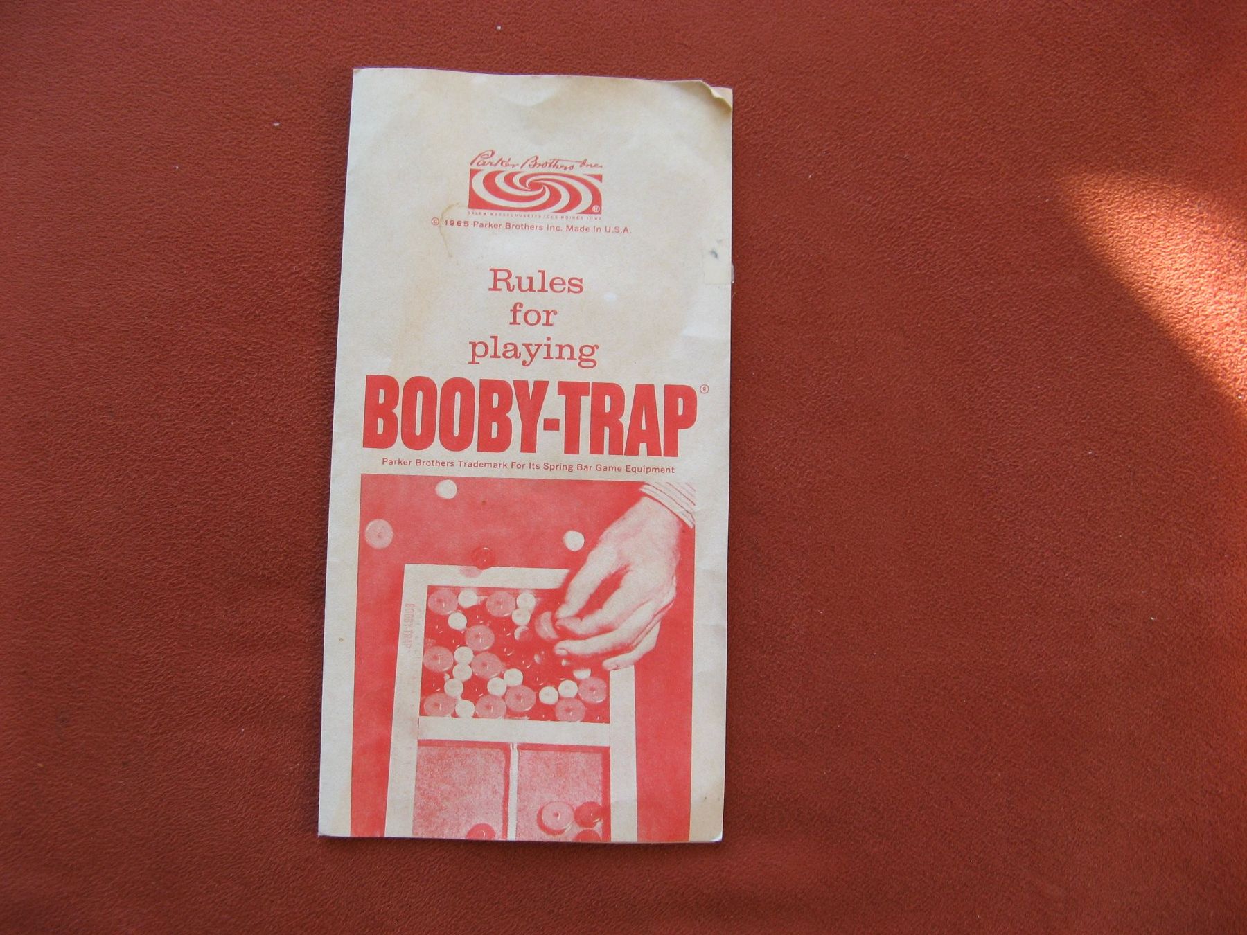 Parker Spiele: Bobby-Trap Spiel – Gebraucht aus Zürich von apil 2