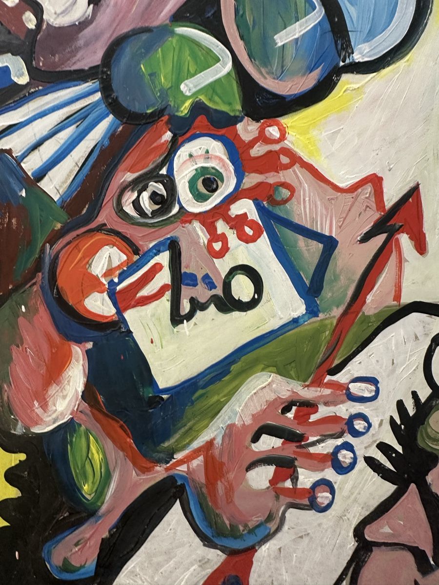Dipinti: Ludy Bauer Gemälde Art Brut Kunst – Usato da Ebikon venduto da Gaenggeliwaar 1