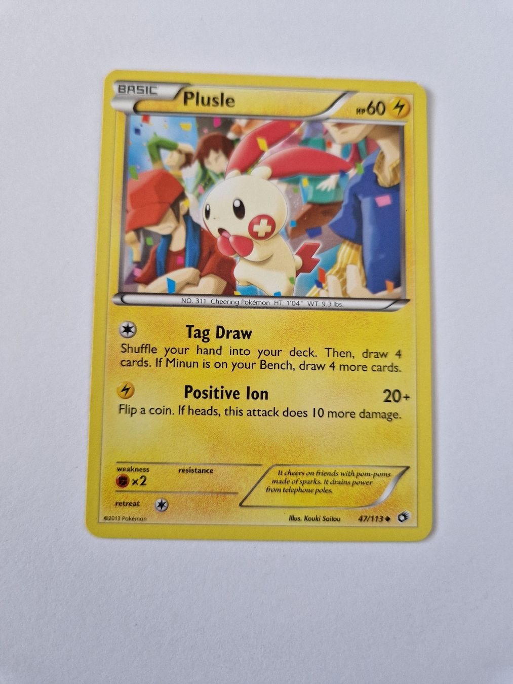 Pokémon Sammelbilder & Trading cards: Plusle - Legendary Treasures - EN  – Gebraucht aus Romont FR von raj_sjv9 1