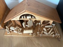Holzspiel Bauernhof