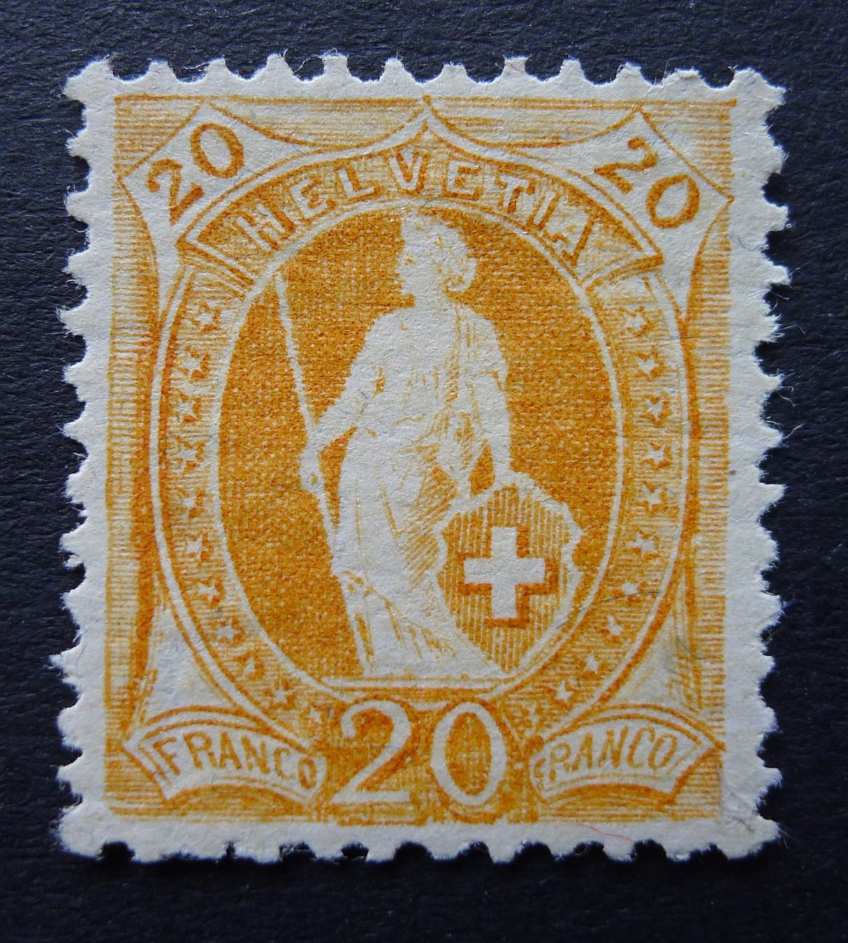 Alle Briefmarken: 94A ungebraucht * – Gebraucht aus Ebikon von SilvioFreund