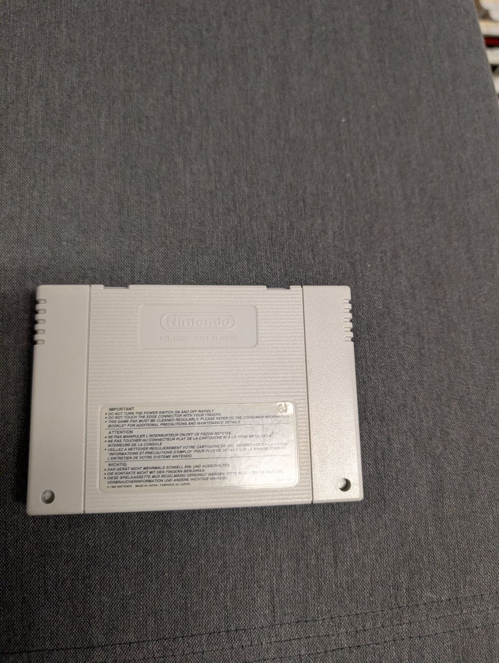 Giochi: Hurricanes super Nintendo – Usato da Giubiasco venduto da Ticinerd 1