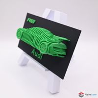 3D Printed Photo Display Easel Stand White
