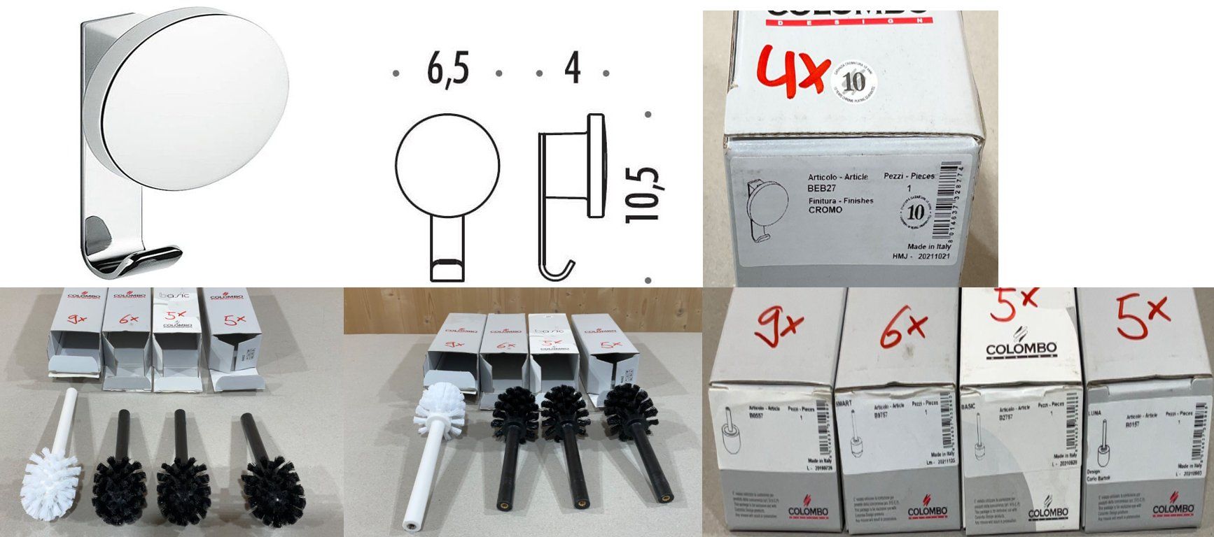 Portasapone: Posten (201Stk) Colombo Bad Accessoires – Nuovo (secondo la descrizione) da Derendingen venduto da Meisterstuecke 7