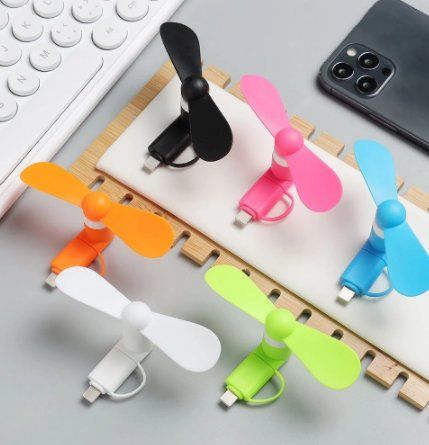 Ventilatoren: Neuheit: 2in1 Mini Portable Mobile Phone Ventilator – Neu und originalverpackt aus Tägerwilen von Swiss-Ricardo 1