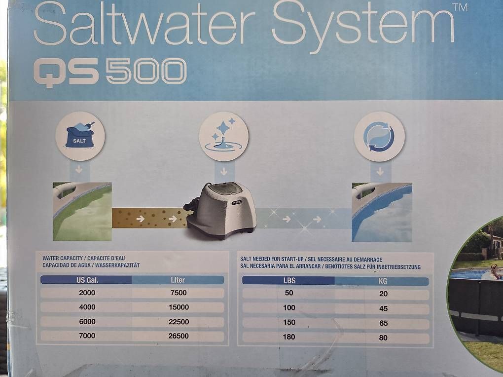 Piscine: Intex Salzwasserpool-System QS500 – Usato da Sisseln AG venduto da flo_ki1985 1