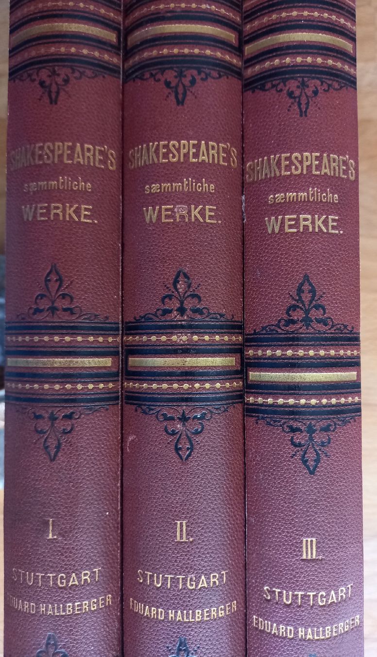 Bücher: Shakespeares Werke Bücher Bd. I - III – Gebraucht aus Zollikon von TimeIsMoney 1