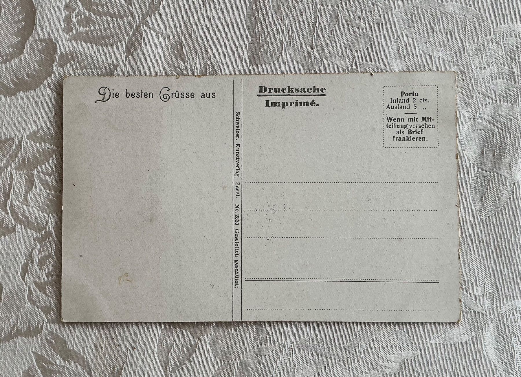 Ansichtskarten: ALTE ORIGINELLE POSTKARTE – Gebraucht aus Zell LU von Silvermemory 2