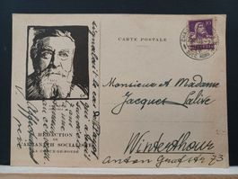 Carte Postale, 1933 nach Winterthur