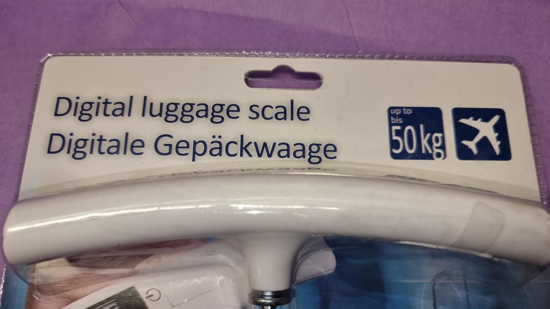 Bilance e pesi: Digitale Gepäckwaage bis 50kg – Nuovo e nell'imballaggio originale da Rebstein venduto da James-Dean 1