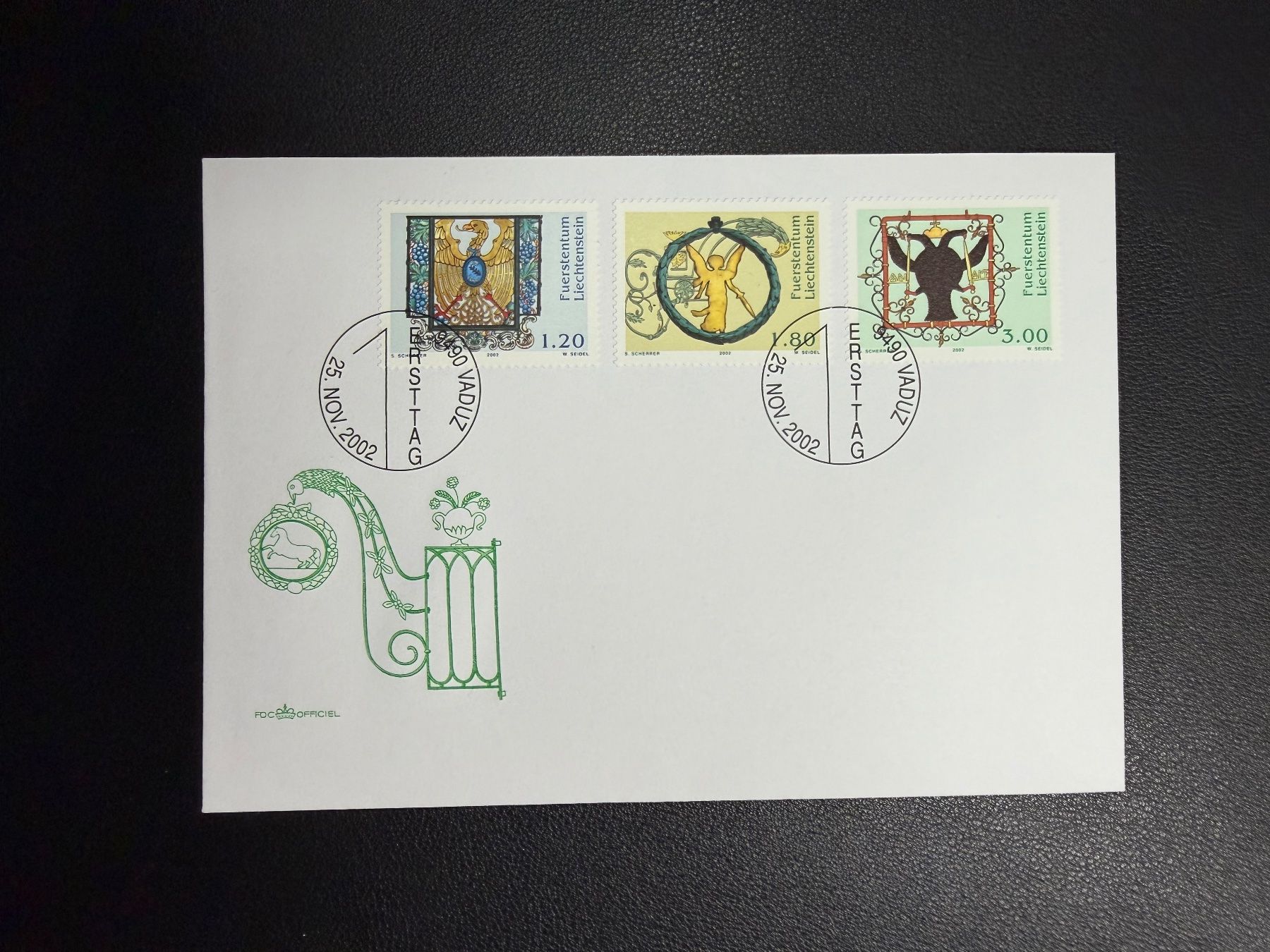 Tous les timbres: Liechtenstein FDC 2002 – D'occasion à oberrüti par jeanmei