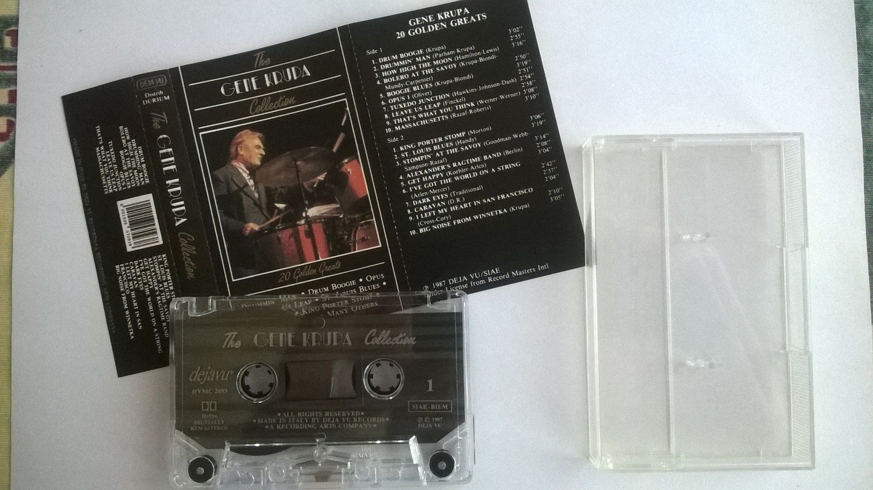 Musicassette: Cassette audio jazz Gene Krupa 1987 – Usato da Fontainemelon venduto da cathare67 1