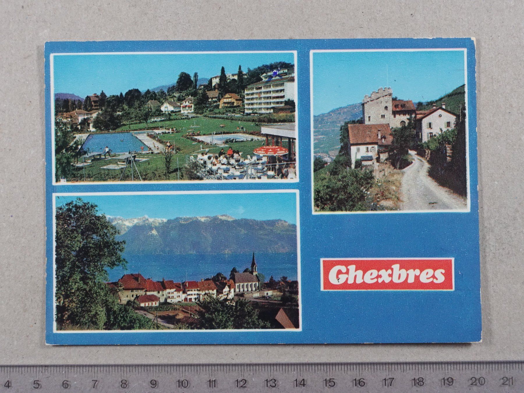 Ansichtskarten: Chexbres, 1978 – Gebraucht aus Lenzburg von fh1