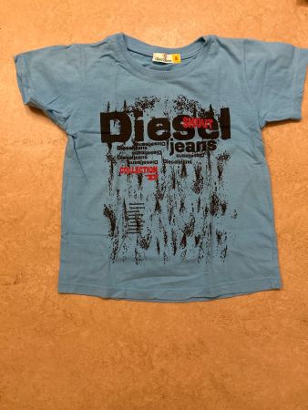 Cooles Jungen T-Shirt Gr. 8, Diesel Style, blau