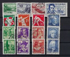 Pro Juventute 1931-34 Lot gestempelt  14147