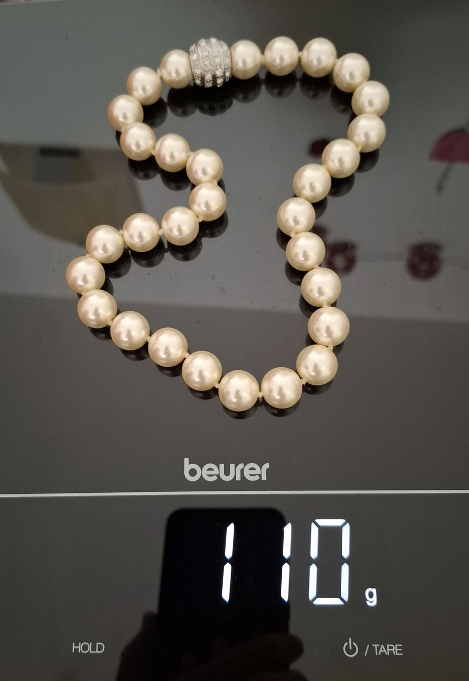 Colliers: Set - Perlenkette mit Armschmuck, Kunstperlen – D'occasion à Dietikon par Hirschkopf 7