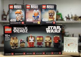 Lego Star Wars Brickheadz Bundle 40539, 40615, 40675, 40676