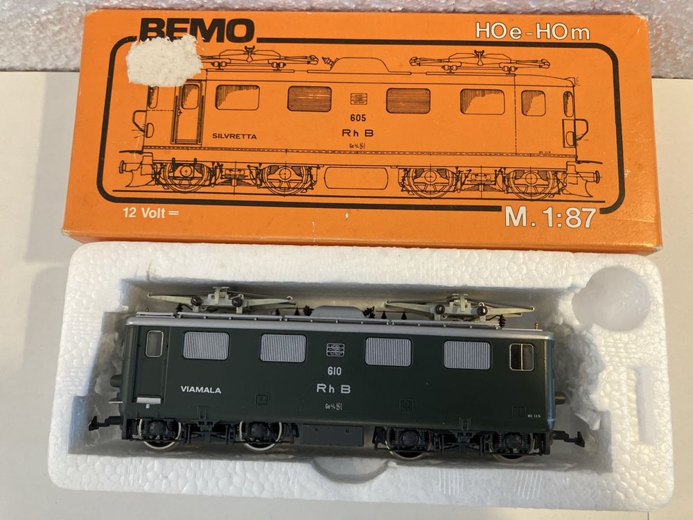 Bemo Modelleisenbahnen: Bemo / HOm / Locomotive RhB Ge 4/4 I 610 (DC, analogique) – Gebraucht aus Genève von frespo 5