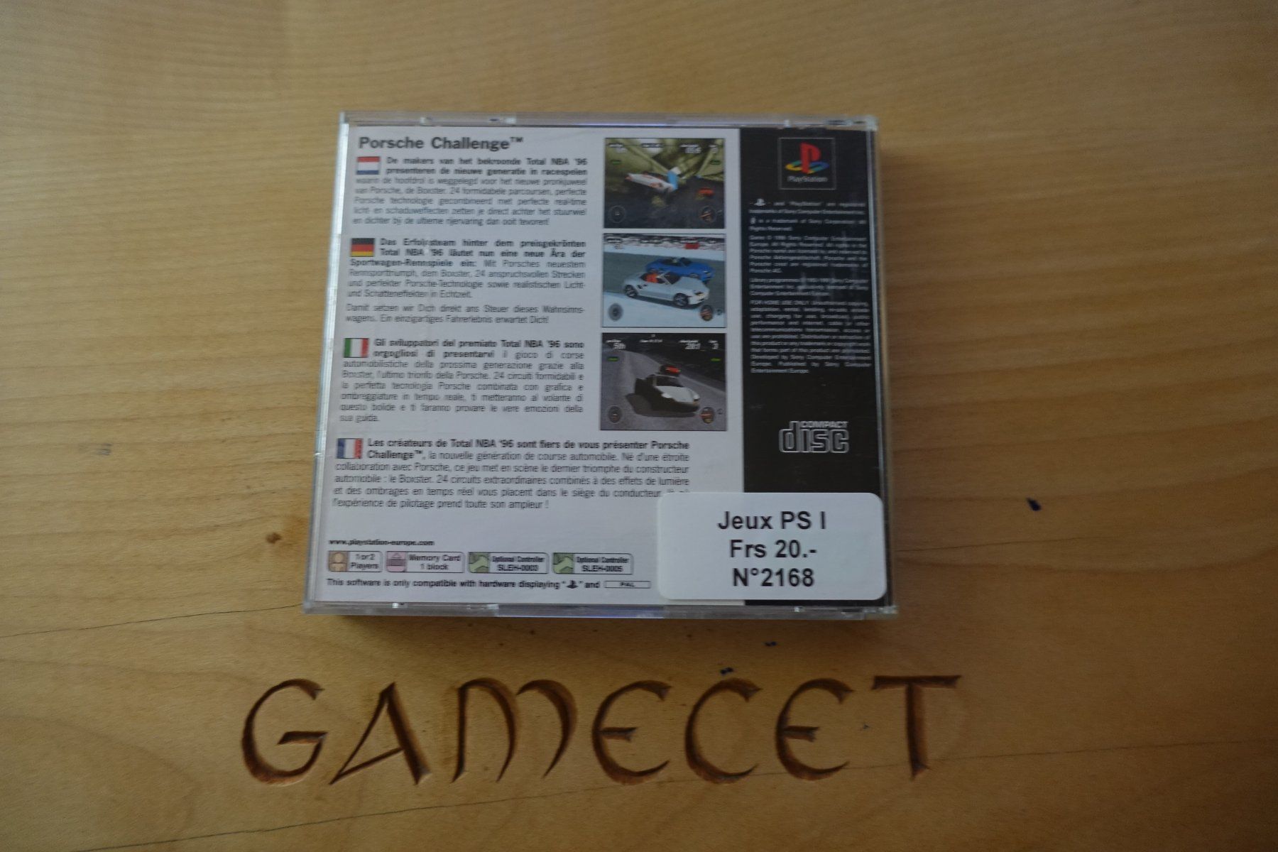 Sony Giochi: Porsche Challenge (Value) – Usato da Steinach venduto da Gamecetch 2