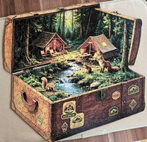 Sehr schönes Holzpuzzle mit 502 Teilen "Wald" 