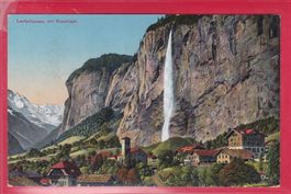 LAUTERBRUNNEN MIT STAUBBACH, FELDPOST