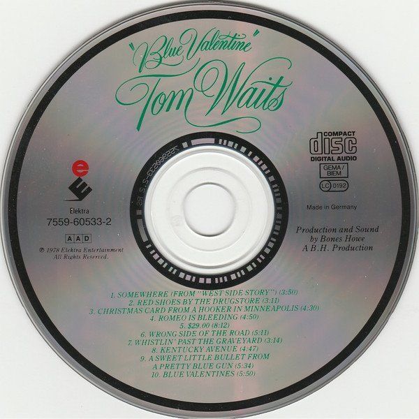 CD: Tom Waits  BLUE VALENTINE  Blues Rock CD – Usato da Kandergrund venduto da Sososo 3