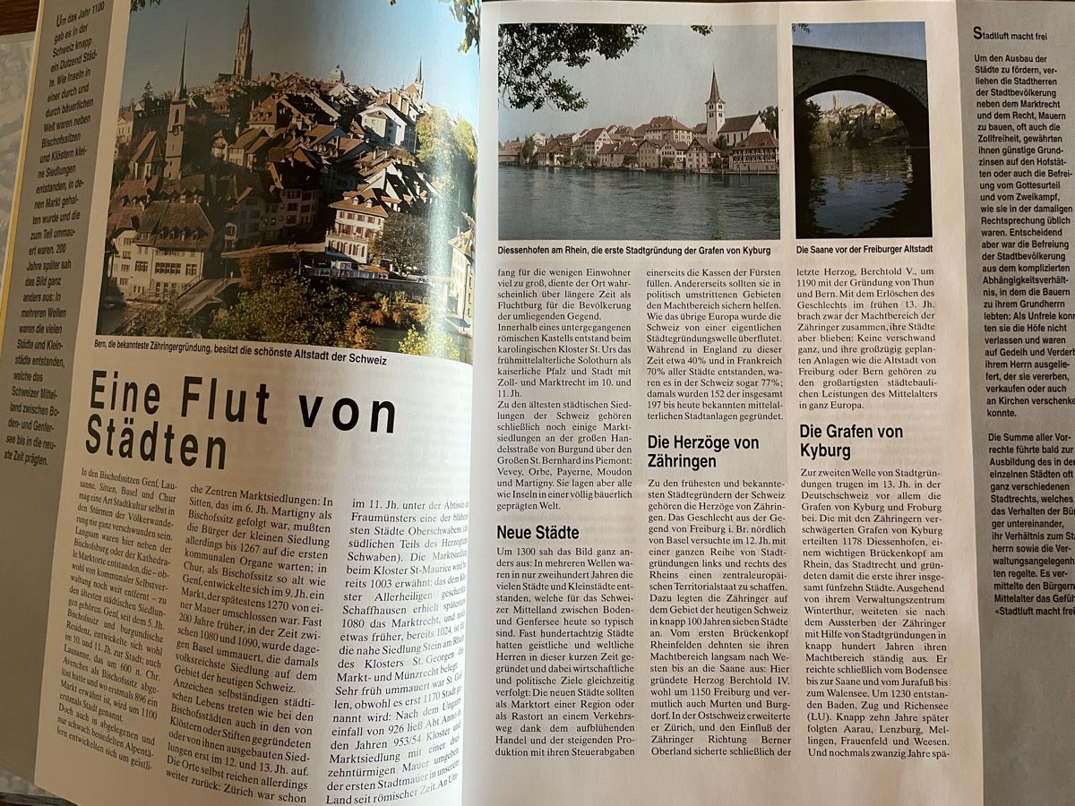 Libri: Schweizer Städtebuch - Ausflugstipps & Rundgänge – Usato da Wyssachen venduto da Hahe89 1