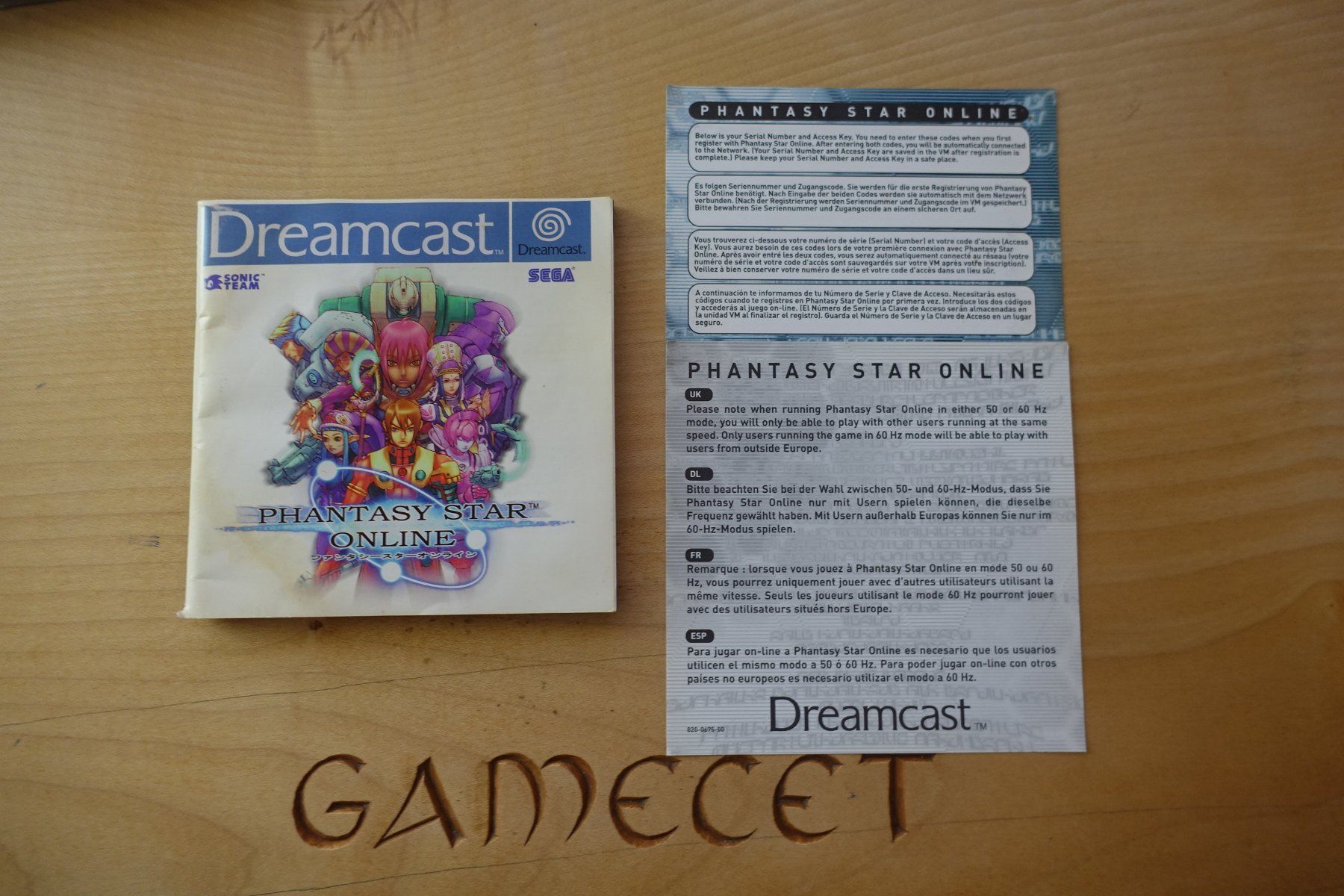 Sega Giochi: Phantasy Star Online – Usato da Steinach venduto da Gamecet 5