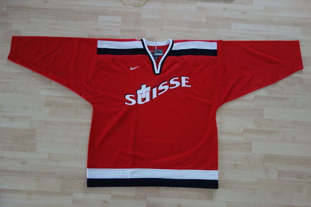 Maillot De Hockey Vintage EHC Basel Dragons Suisse - Taille XL - Rare - Bon état