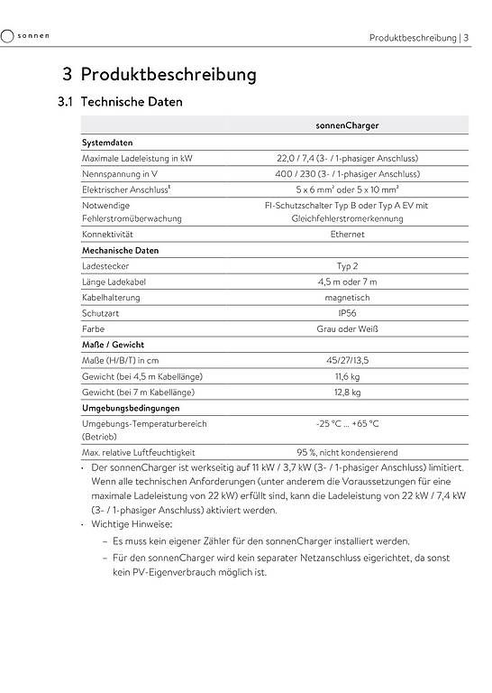Batterie-Ladegeräte: SonnenCharger 22kwh – Gebraucht aus Pfungen von barcelonista1999 1