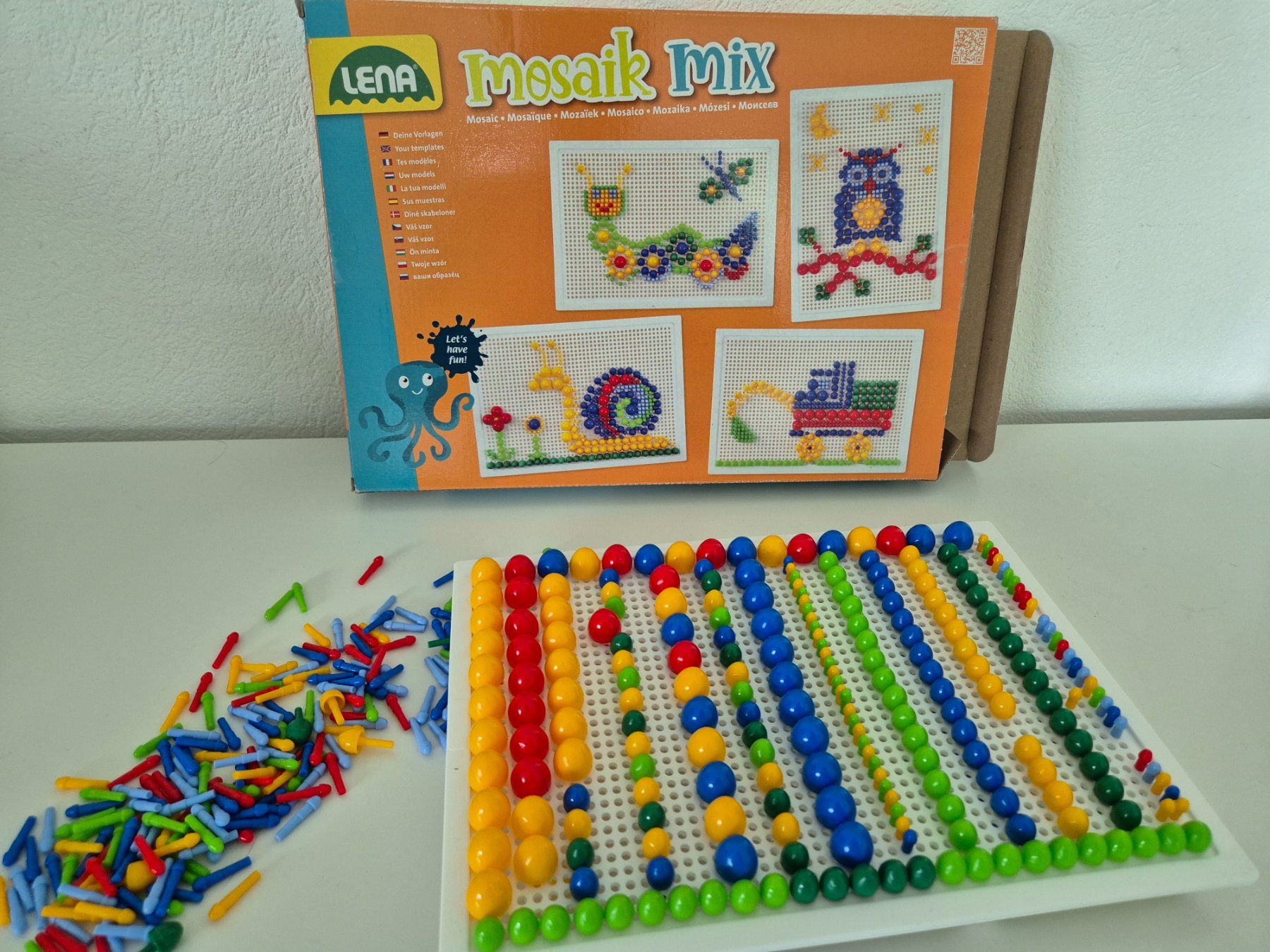 Giochi: Lena Mosaik Mix Steckspiel – Usato da Aarburg venduto da i_c6r8 1