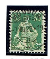 Helvetia 111 Vollstempel Moudon