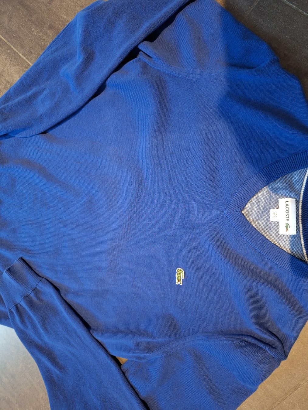 Lacoste Maglioni & Felpe: pullover LACOSTE bleu taille FR3 US S – Usato da Roche VD venduto da lalamandes 2