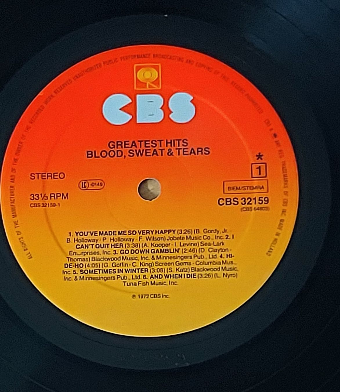 Dischi in vinile: LP - BLOOD, SWEAT & TEARS - GREATEST HITS – Usato da Steckborn venduto da Quo7 1