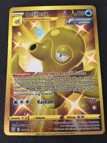 Pokémon Cartes à collectionner: BST 178 Octillery - Pokémon - Kampfstile - DE – Neuf (Voir description) à St.Gallen par Punktchen01