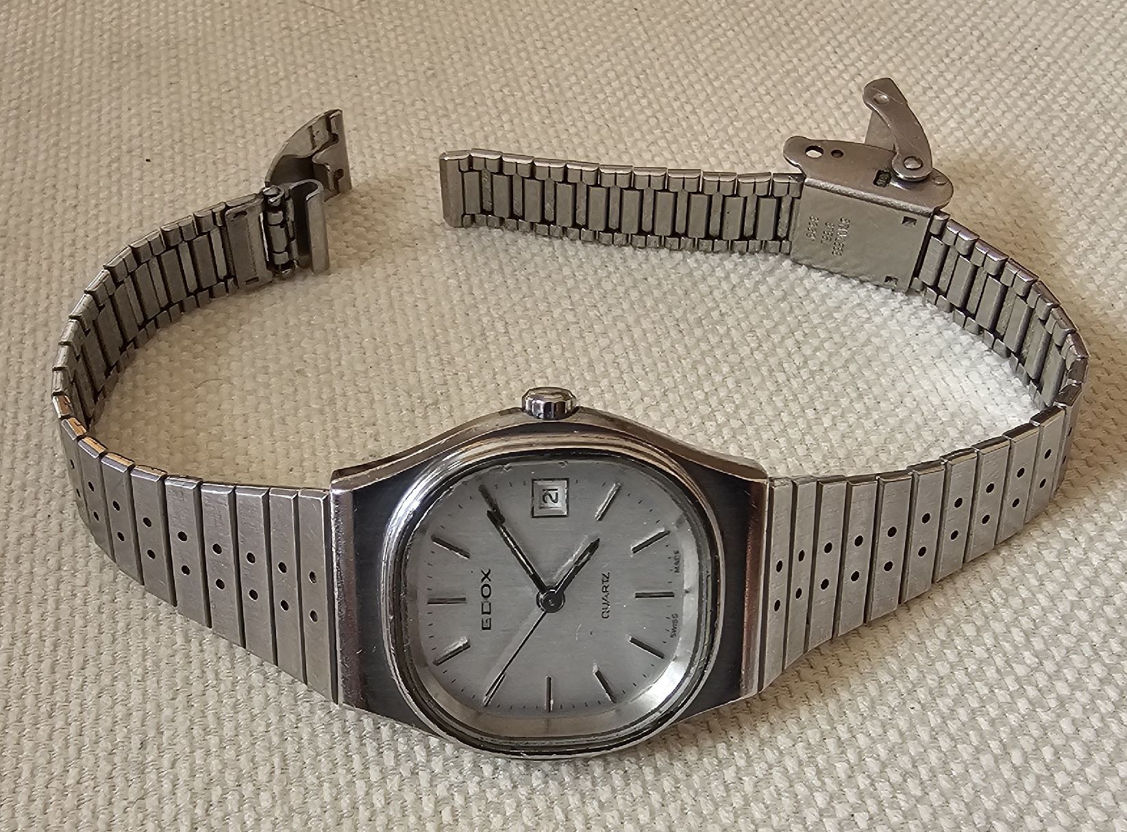 Edox Orologi: Edox Quartz Saphirglas Damenuhr – Usato da Speicher venduto da Lemore 4