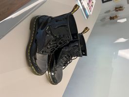 Dr. Martens Lack Schuhe, Schwarz, Grösse 39, Top Zustand!