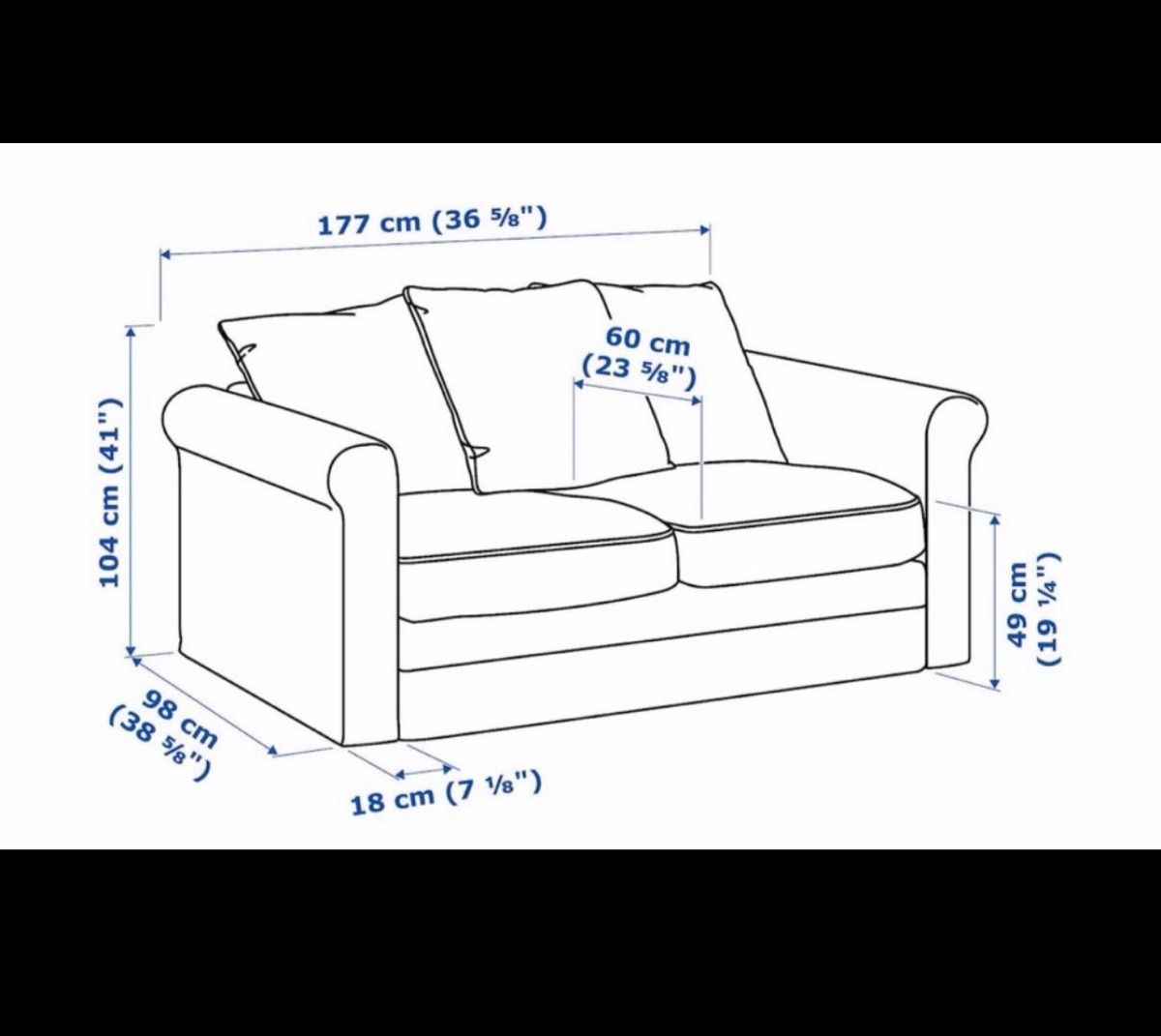 Sofas: Ikea Couch GRÖNLID – Gebraucht aus Bergdietikon von Irina.Reznik 2