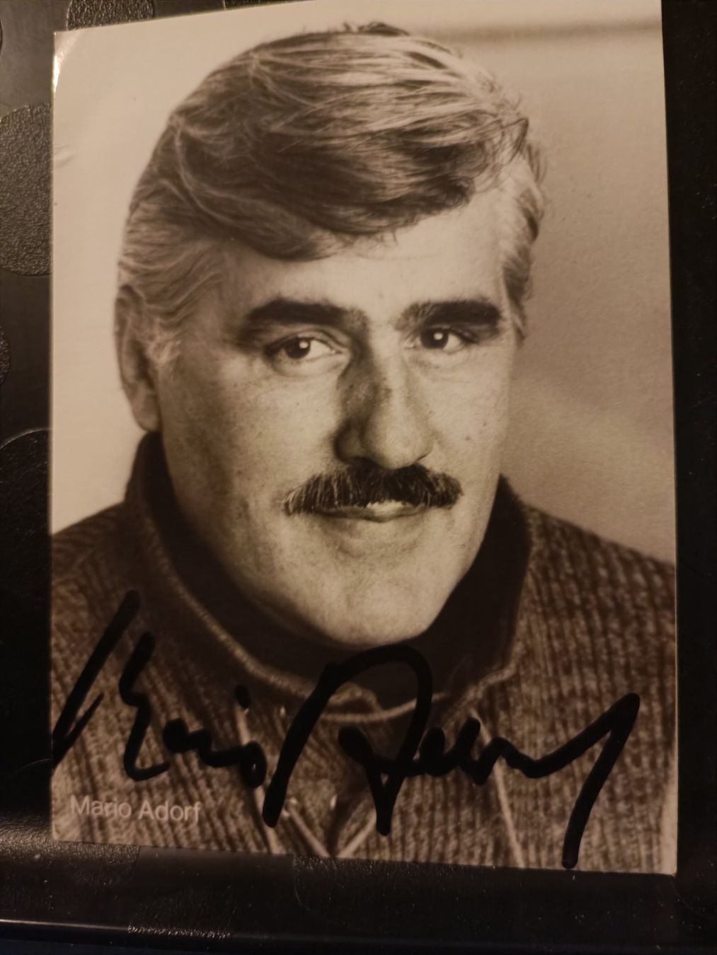 Autografi: Mario Adorf - handsigniert – Usato da Menziken venduto da Artographs