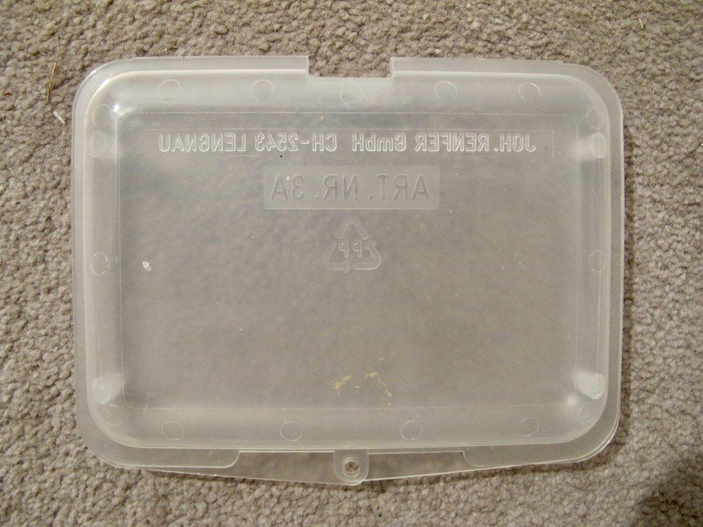 Contenitori & Simili: 6x Perlen Sortier Klapp Box Etui Hülle transparent Deckel – Usato da Wil ZH venduto da Arbolero 4