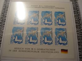 Sowjetunion 1989, Kleinbogen **, Besuch Gorbatschows in BRD