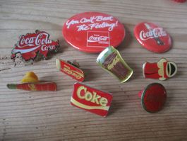 Coca Cola Pin und Button