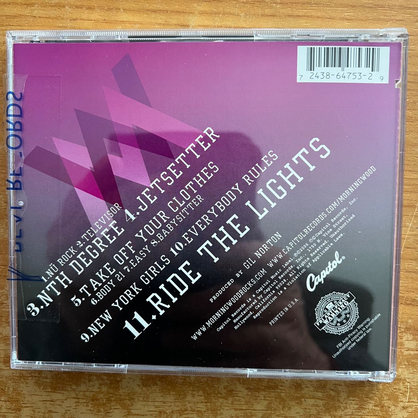 CDs: Morningwood - Same / CD - 1. US-Press. 2006 – Gebraucht aus Gais von soundcave57 1