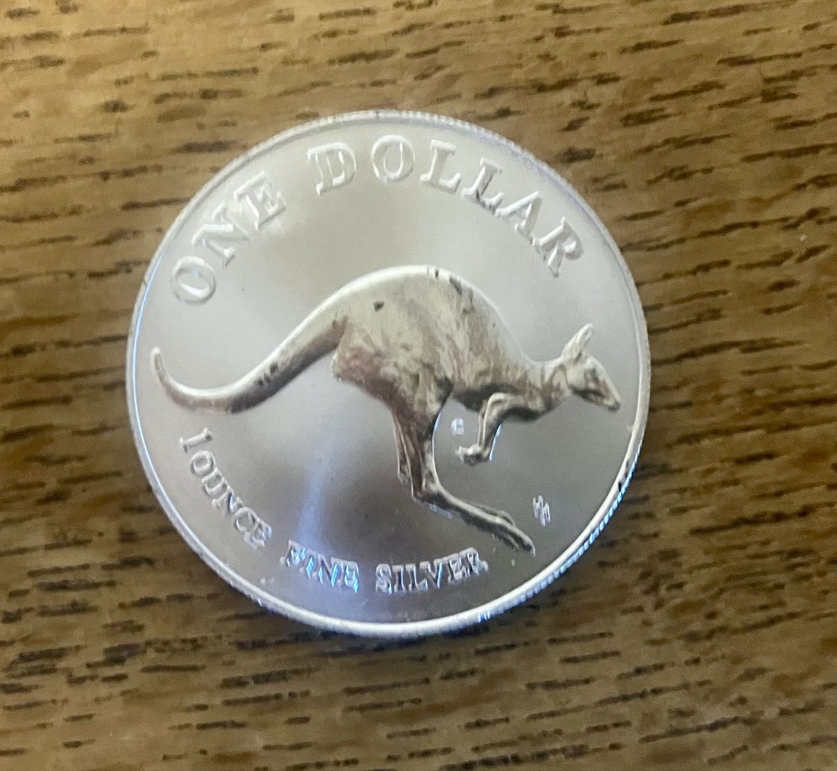 Alle Münzen: Pièce one dollar kangaroo argent 99,9 – Neu (gemäss Beschreibung) aus Puidoux von lemacos