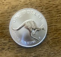 Pièce one dollar kangaroo argent 99,9