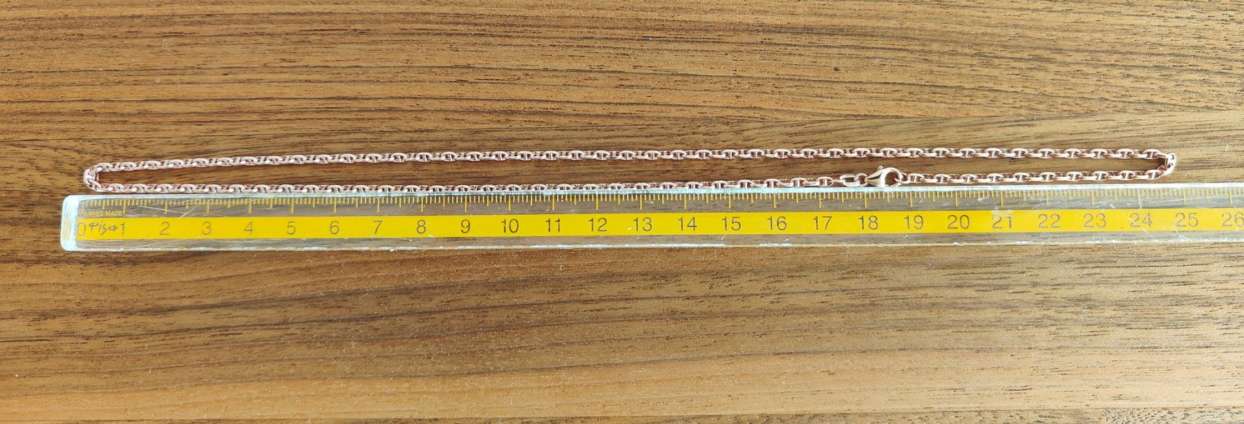 Catenine: Halskette, 18K Rotgold, ca. 50cm – Nuovo e nell'imballaggio originale da Rümlang venduto da 21f 2