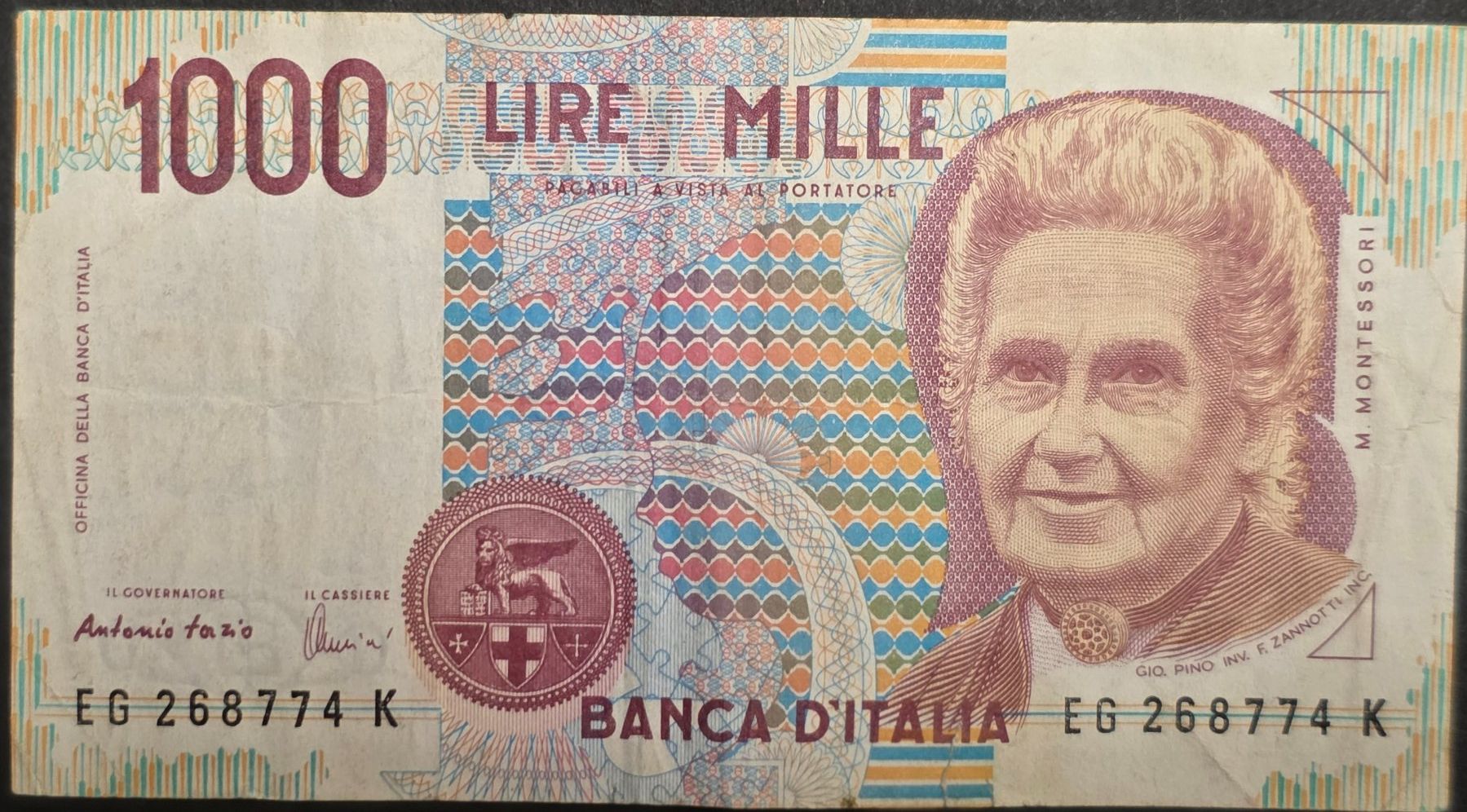 Billets de banque: Mille Lire Gute Zustand – Neuf (Voir description) à Rohrbach par lod_m58r