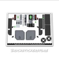 Lego Stickerset für Set 42110 White Edition
