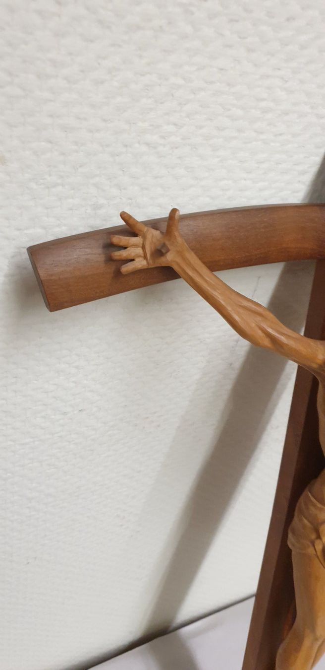 Sculture & Statue: Holzfigur Jesus am Kreuz – Usato da Emmen venduto da Brockofsky 4