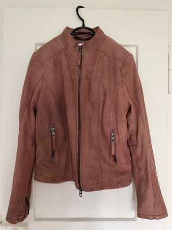 Lederjacke Street One Gr. 40,  rosa